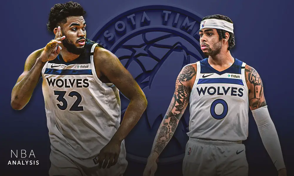 Karl-Anthony Towns, D'Angelo Russell, Timberwolves