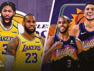 Los Angeles Lakers, Phoenix Suns, LeBron James, Anthony Davis, Chris Paul, Devin Booker