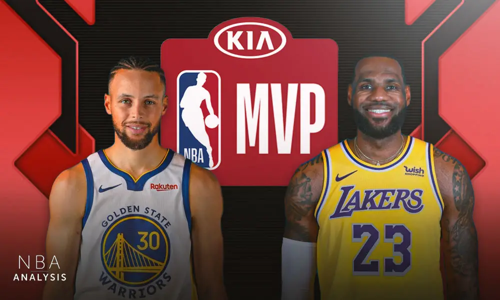 LeBron James, Stephen Curry, 2021 NBA MVP Race, Los Angeles Lakers, Golden State Warriors, NBA Play-In Tournament