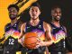Phoenix Suns Chris Paul, Devin Booker, Deandre Ayton, NBA Playoffs
