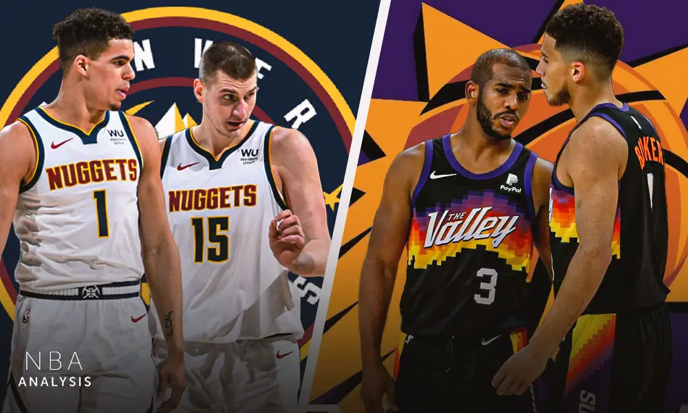 Phoenix Suns, Denver Nuggets, Devin Booker, Chris Paul, Nikola Jokic, Michael Porter Jr., NBA Predictions