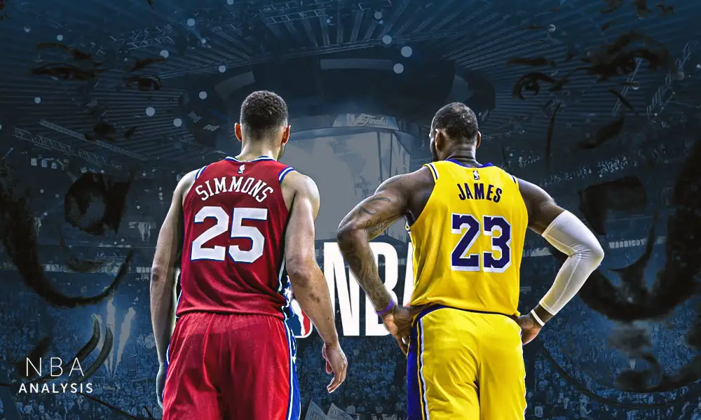 Ben Simmons, LeBron James, LeBron James, Philadelphia 76ers, Los Angeles Lakers, NBA Trade Rumors