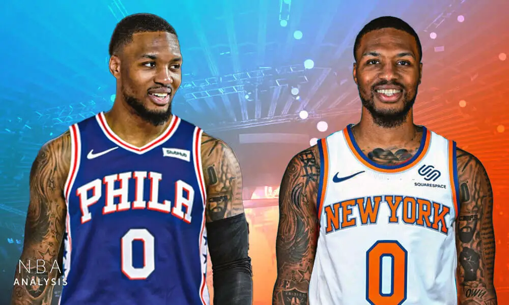 Damian Lillard, Philadelphia 76ers, New York Knicks, NBA Trade Rumors