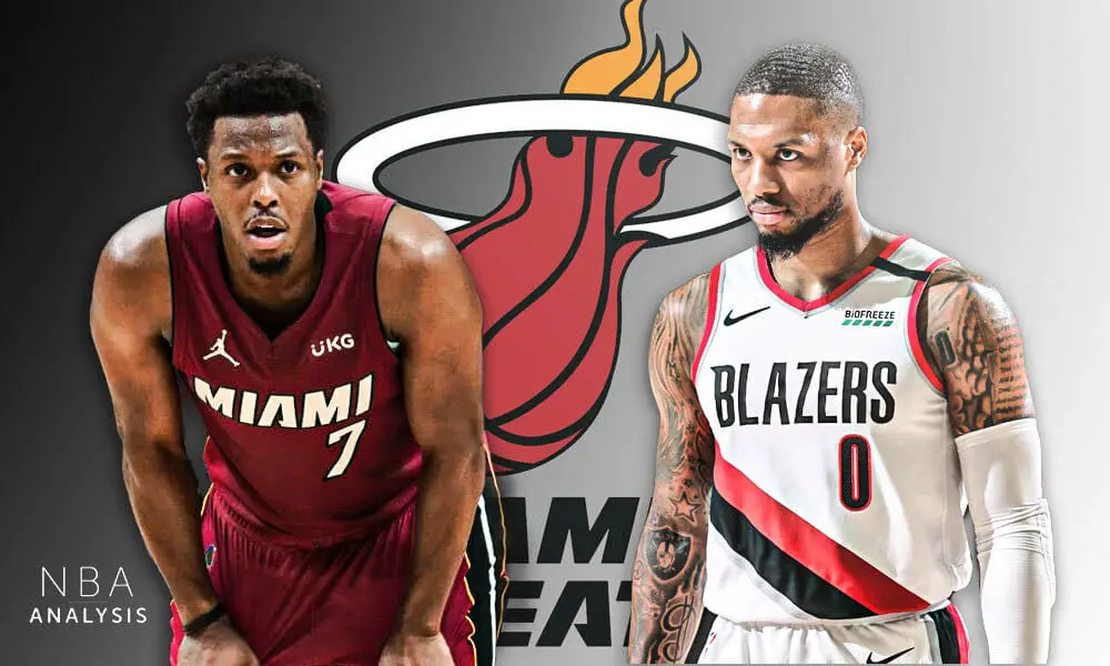 Miami Heat, Portland Trail Blazers, Damian Lillard, Kyle Lowry, NBA