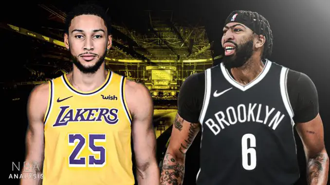 Ben Simmons, Los Angeles Lakers, Brooklyn Nets, Anthony Davis, NBA Trade Rumors