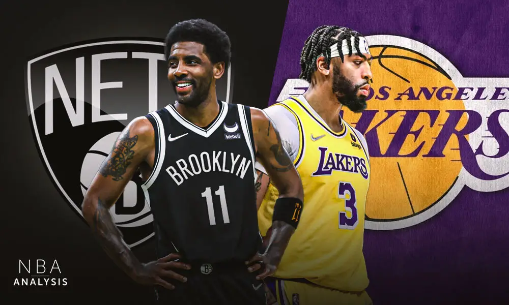 Kyrie Irving, Anthony Davis, Los Angeles Lakers, Brooklyn Nets