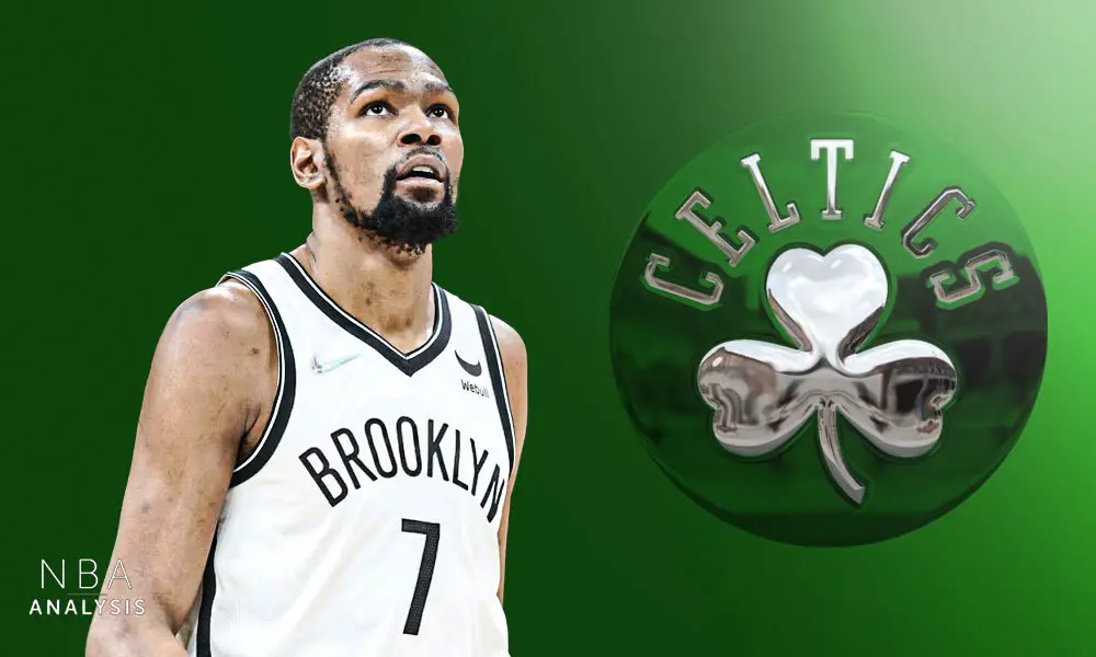 kevin durant in a celtics jersey