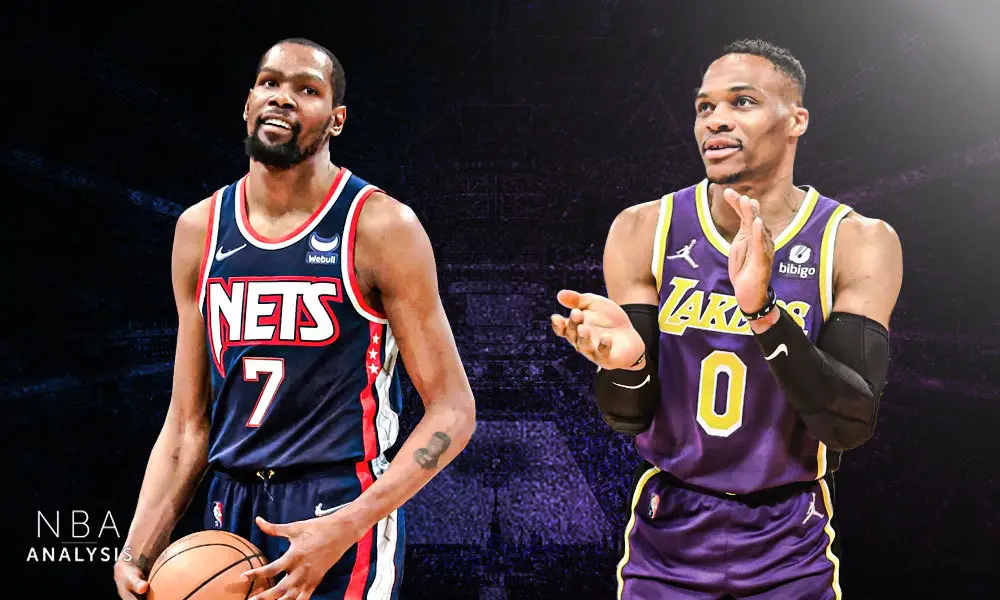 NBA News, Los Angeles Lakers, Brooklyn Nets, Kevin Durant, Russell Westbrook