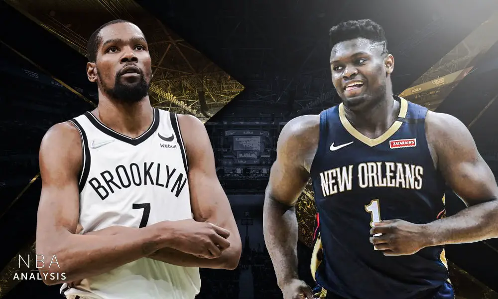Zion Williamson, New Orleans Pelicans, NBA, Kevin Durant, Brooklyn Nets