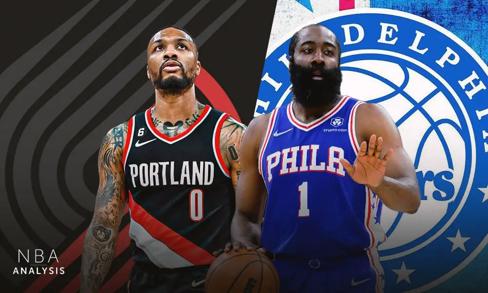 James Harden, Damian Lillard, Philadelphia 76ers, Portland Trail Blazers, NBA News, NBA Rumors