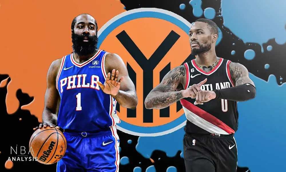 James Harden, New York Knicks, Damian Lillard, NBA Trade Rumors