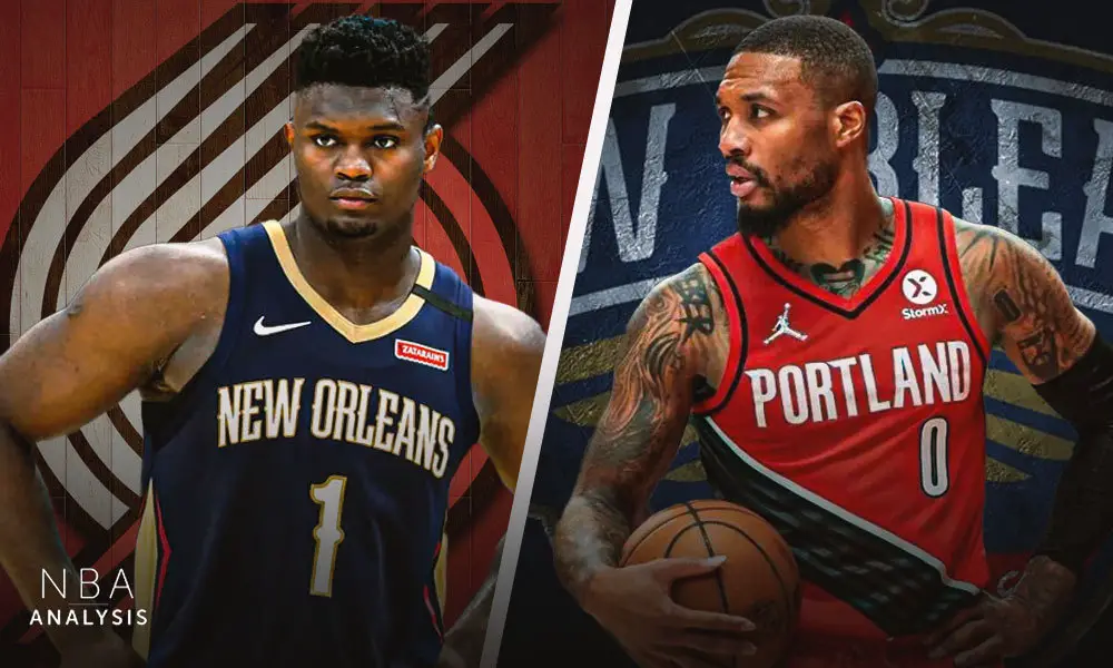 Zion Williamson, Damian Lillard, Portland Trail Blazers, New Orleans Pelicans, NBA Trade Rumors