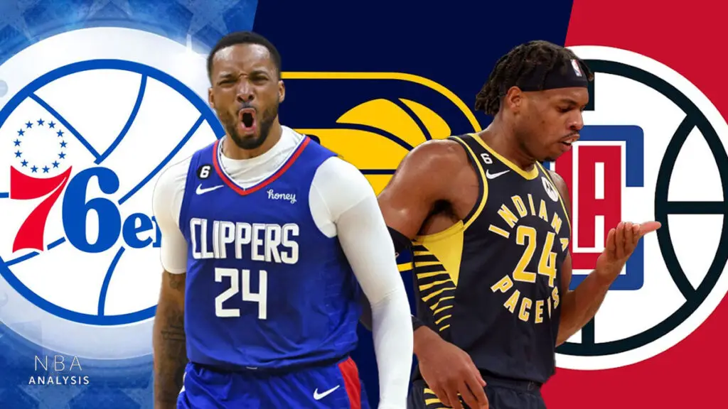 Buddy Hield, Norman Powell, Philadelphia 76ers, Sixers, Los Angeles Clippers, Indiana Pacers