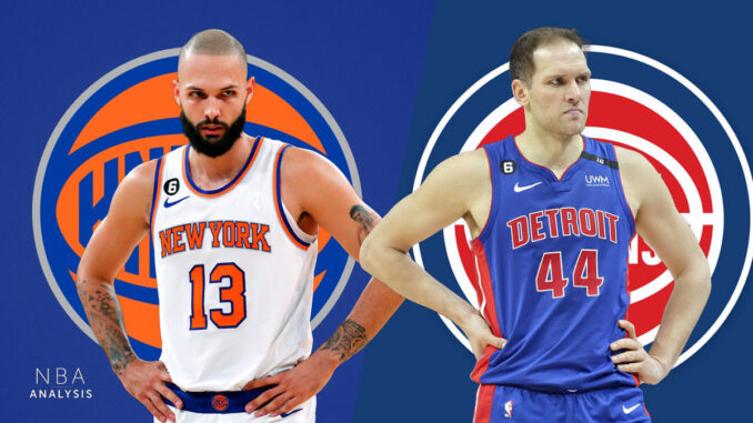 Bojan Bogdanovic, Evan Fournier, Detroit Pistons, New York Knicks, NBA trade rumors