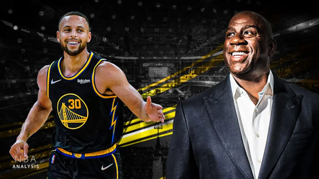 Magic Johnson, Stephen Curry, NBA, Los Angeles Lakers, Golden State Warriors