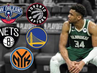 Giannis Antetokounmpo, New Orleans Pelicans, Toronto Raptors, Brooklyn Nets, New York Knicks, Golden State Warriors, NBA trade rumors, Milwaukee Bucks