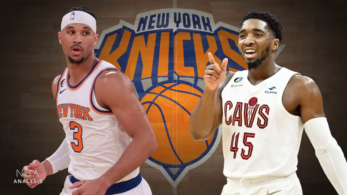 Josh Hart, Donovan Mitchell, New York Knicks, NBA