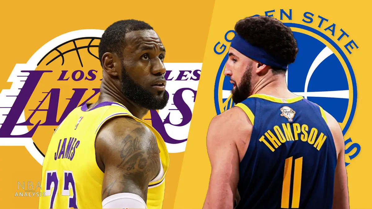 Klay Thompson, LeBron James, Golden State Warriors, Los Angeles Lakers, NBA