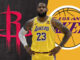 LeBron James, Los Angeles Lakers, Houston Rockets, NBA