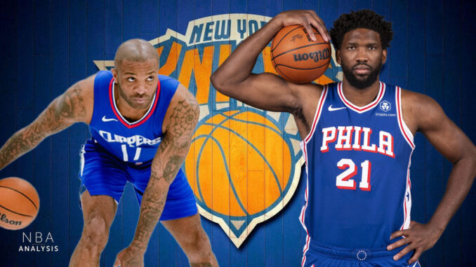 Joel Embiid, PJ Tucker, New York Knicks, Philadelphia 76ers, NBA