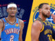 Shai Gilgeous-Alexander, Oklahoma City Thunder, Stephen Curry, Golden State Warriors, NBA