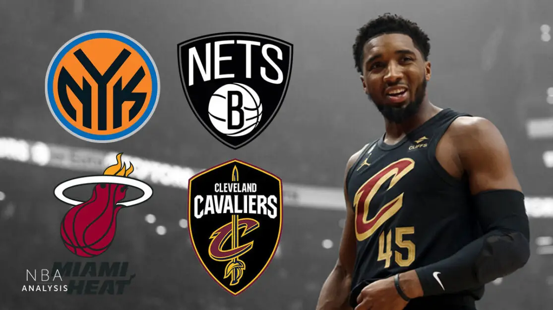 Donovan Mitchell, Brooklyn Nets, New York Knicks, Miami Heat, Cleveland Cavaliers, NBA trade rumors
