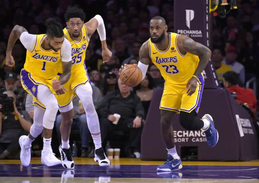 LeBron James, D'Angelo Russell, Los Angeles Lakers, NBA