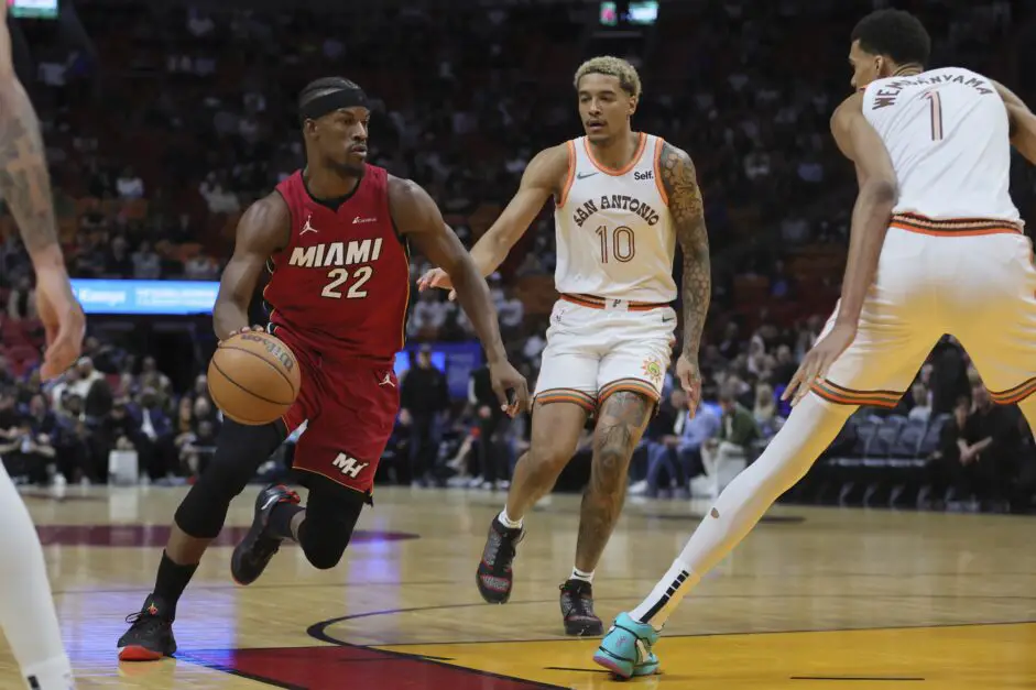 Jimmy Butler, NBA: San Antonio Spurs at Miami Heat
