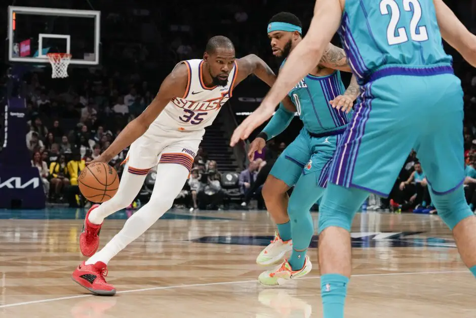 Kevin Durant, Phoenix Suns, Charlotte Hornets, NBA News