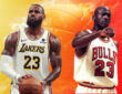 LeBron James, Michael Jordan, Lakers, NBA