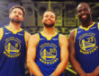 Klay Thompson, Stephen Curry, Draymond Green, Warriors, NBA