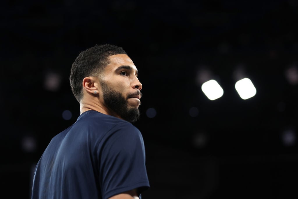 Jayson Tatum in Team USA jersey